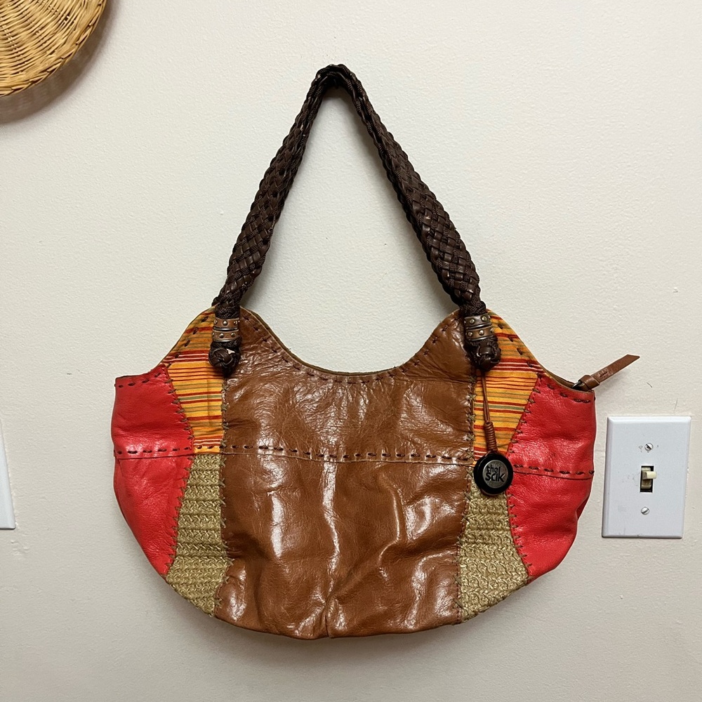 The Sak Indio Satchel Hobo Shoulder Bucket Bag